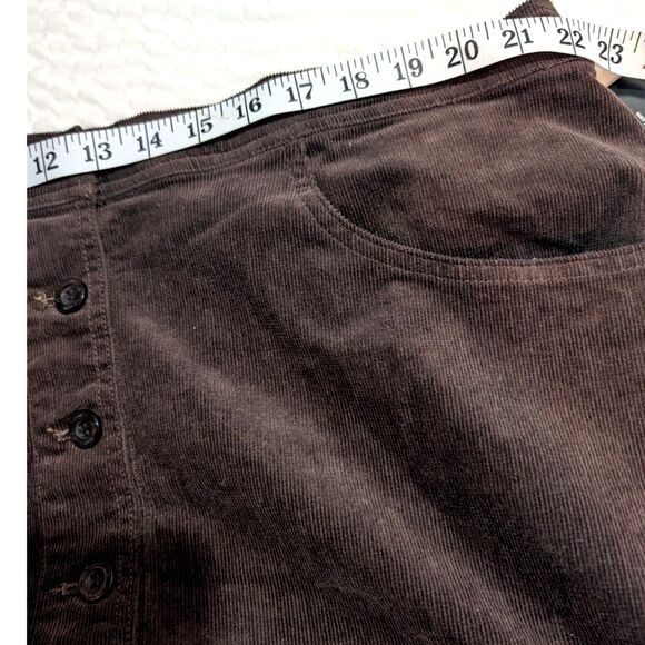 Women's Corduroy Skirt -Women Within- Brown Size 24W - Picture 4 of 5
